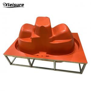 China professional oval gel-coat spa hot tub mold (male mold) spa massage bathtub with two seats design bathtub mould supplier