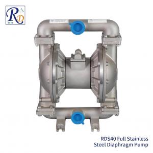 China Full Stainless Steel Air Operated Diaphragm Pump Atex Fuel Transfer 1-1/2 Inch supplier