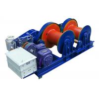 China Single Double Drum Electric Wire Rope Winches 7.7mm-65mm Rope Dia on sale