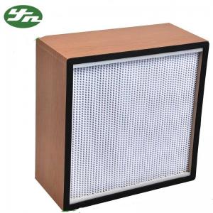 China Wooden Frame High Efficiency HEPA Filter H14 With Clapboard OEM Accepted supplier