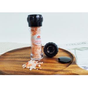 Refillable Clear Plastic Salt Pepper Mills For Household Restaurant Use