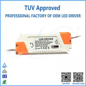 China TUV approved LED lighting transformer driver for 18w downlight supplier