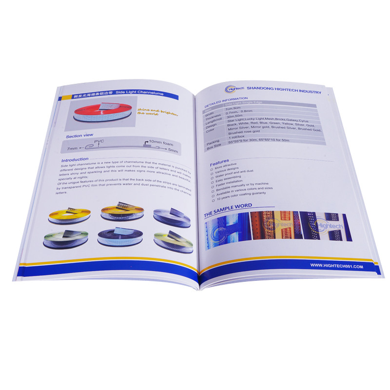 China 800G 1000G Impresión de folletos de instrucciones Impresión de planificador encuadernado en espiral on sale