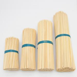 Easily Cleaned Flexible Round Bamboo Sticks For Barbecue