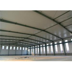 China H Section Column Lightweight Steel Structure Clean Span Portal Frame Corrosion Resistance supplier