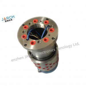 China 12 Wires 2A Pneumatic Rotary Union 4 / 6 / 8 Channels Passage For Swivel Large Current supplier