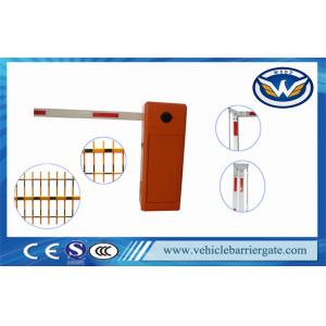 China Manual Release Car Park Entrance Barriers Automatic Boom Barrier 1400rmp supplier