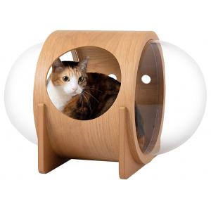 China Warm And Cat Bed Capsule For Cat & Dog Made of  Wood supplier