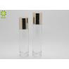 China 100ml 120ml Liquid Moisturizing Lotion Cosmetic Bottles Glass With Gold Plastic Screw Cap wholesale