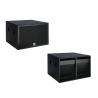 China Bar Audio Systems Passive Subwoofer 15 Inch Sub Bass For Indoor / Outdoor Stage Sound wholesale