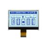 China COG LCD Display 12864 White and blue dot matrix high definition display 3.3V Suitable for instrumentation Wide temperature HTG12864-125-11W wholesale