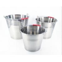 China 10L Stainless Steel Wine Ice Bucket Two Handle Wine Bottle Chiller Bucket on sale