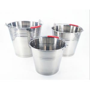 China 10L Stainless Steel Wine Ice Bucket Two Handle Wine Bottle Chiller Bucket supplier