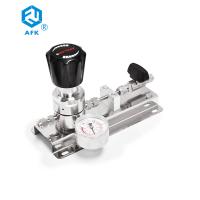 China Stainless Steel Secondary Gas Regulator Low Pressure 2.5MPa With Panel / Ball Valves on sale
