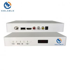 China HDMI Cable  TV Set Top Box With Smart Card CVBS H 264 MPEG - 2 HD DVB - C Output supplier