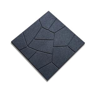 China Factory Direct Sidewalk Patio Rubber Anti-Slip Floor Tiles Rubber Floor Tiles Rubber Granules Rubber Garden Tiles supplier