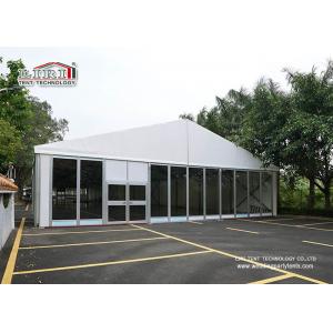 White Banquet Catering Luxury Wedding Tents Big With Glass Walls