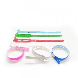 China Customize RFID PVC Wristband RFID Tag Bracelet With Many Colors supplier