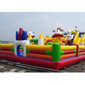 China Popular Playing Kids Giant Inflatable Amusement Park / Characters Inflatable Fun City supplier