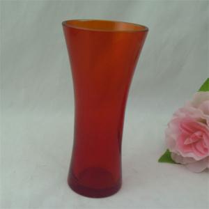 glass pedestal cylinder glass vase