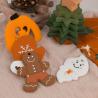 China Bebé de encargo Teether del silicón con forma del hombre de pan de jengibre del fantasma de Halloween wholesale