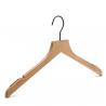 flat wooden hanger for Man shirt