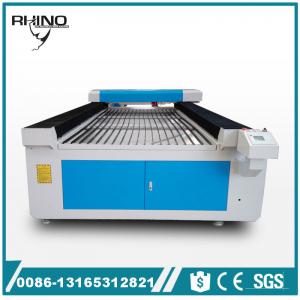 China Rubber / Leather / Fabric CO2 Laser Cutter With Fast Speed 100W Laser Tube supplier