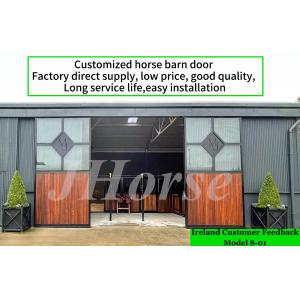 China European Internal Portable Horse Stall Stable Equipment Bamboods Doors supplier
