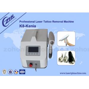 China 8.4 Led Screen Q Switch ND Yag Tattoo Removal Laser Equipment 1064nm & 532nm supplier