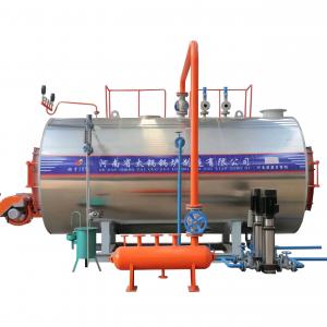 China Gas Fired Heating Boiler Horizontal Structure 1.0/1.25/1.6Mpa from Henan Zhoukou supplier