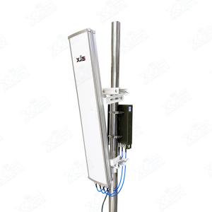 Long Range WiFi Communication MIMO Sector Antenna 5GHz 21dBi 4*4 For Rocket M5
