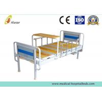 China Wooden Batten Surface medical Hospital Beds With Plastic Bowls Base (ALS-M248) on sale