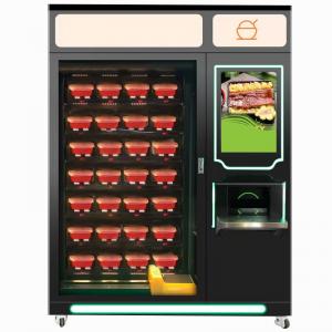 24hrs Self-service Hamburger Vending Machine Manufacturer Pizza Hot Dog Soup Vending Machine For Sale