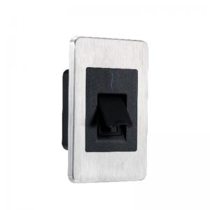 China Waterproof IP65 Stainless Steel Flush-Mounted SilkID Fingerprint Reader with RS485 supplier
