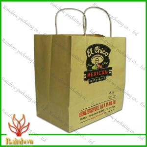 China Take Away Paper Shopping Bags With Handle And Beautiful Design supplier