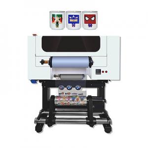 China High Resolution UV DTF Printer 300mm Uv Dtf Machine For Bottle Acrylic Plastic supplier