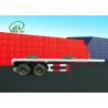 50T Capacity 20ft low Speed 2 Drum Axle Semi Flatbed Truck Trailer
