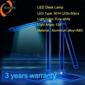 China 3 Years Warranty Hot Sale New Style Rechargeable Folding Touch Led Desk Lamp Led Reading Lamp supplier