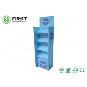 Custom Easy Assembly Paper Display Retail Promotion Floor Corrugated Display Stand