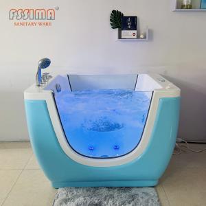Acrylic Fiberglass Baby SPA Bathtub Freestanding Massage For Hotel Villa Apartment
