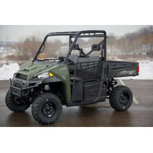 Polaris Ranger Xp 900 Sage Green Gas Utility Vehicles With Windshield And Doors