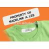 Iron on school uniform name tag Transparent silicone TPU printed label