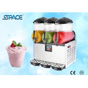 China Table Top Commercial Frozen Drink Slush Machine 3 Bowl Stainless Steel Material supplier