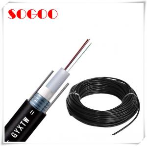 China 2 / 4 / 6 / 8 / 12 / 16 / 24 Core Single Mode Outdoor Armoured GYXTW Fiber Optic Cable Price wholesale