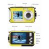 Waterproof Dual Screen Underwater Digital Compact Camera Rechargeable Li - Ion