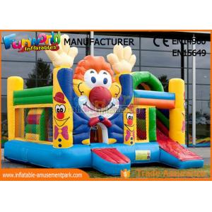 China Customized Commercial Inflatable Bouncer Slide Cartoon Printing For Outdoor Playground supplier