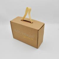 China Customized E Flute Corrugated Mailer Boxes Two Sides With Full Size Silver Foil Logo on sale