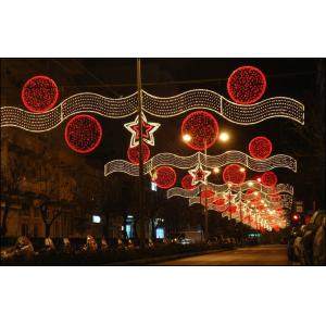 outdoor commercial christmas light happy new year