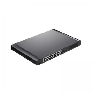 China 26 Port PoE Ethernet Switch 36 Gbps Switching Capacity Gigabit Managed Switch supplier