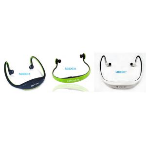 wireless mp3 sport headphone with fm radio MHD035 MHD036 MHD037